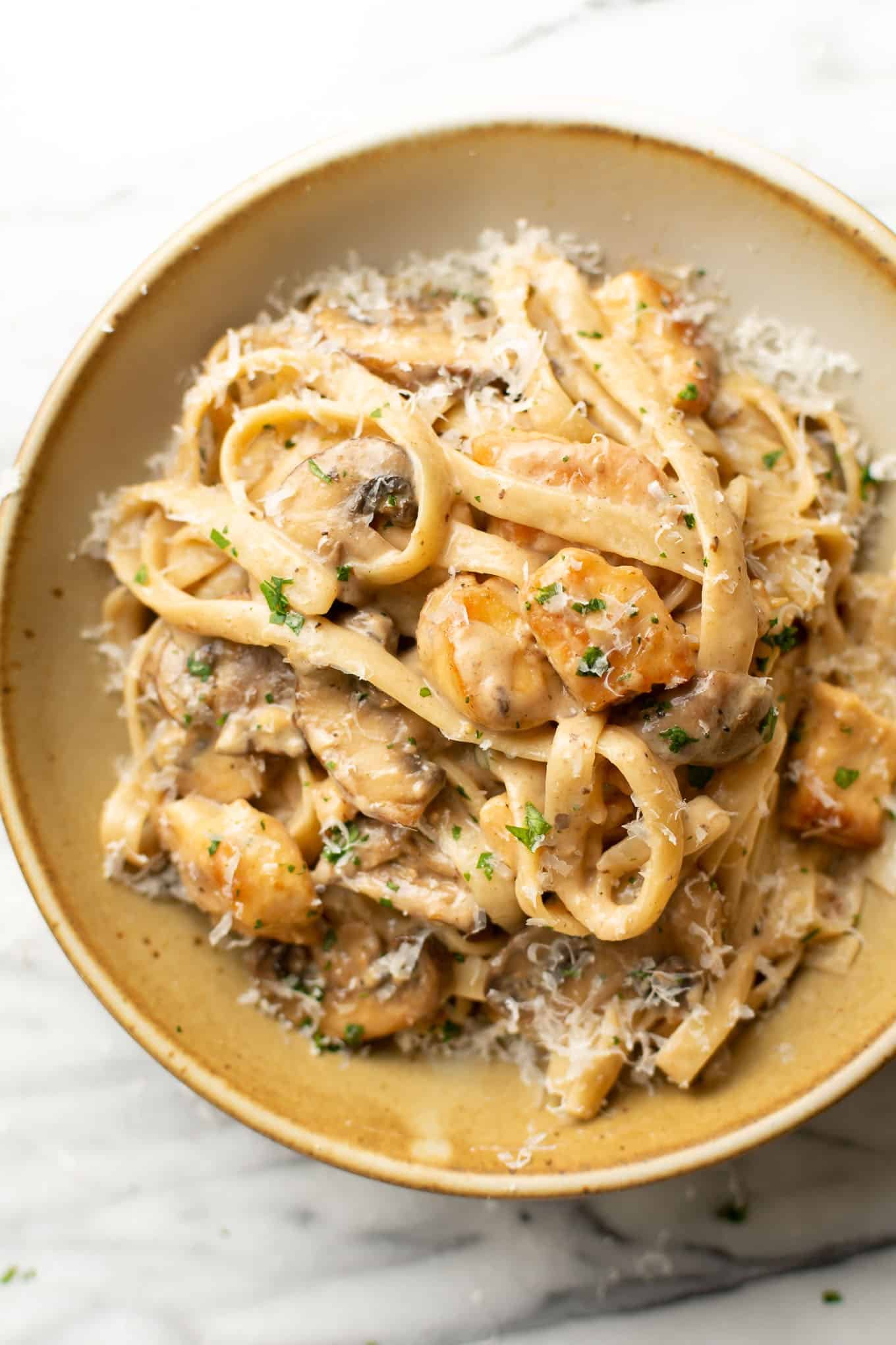 Chicken Marsala Fettuccine